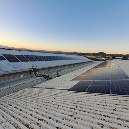 Instalación fotovoltaica en Mercamálaga